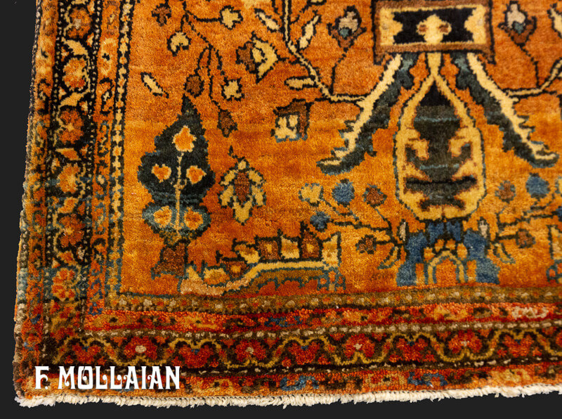 Antique Persian Saruk Farahan Rug (146x54 cm)